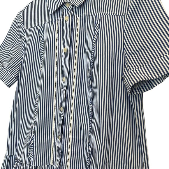 Broome Street Kate Spade Women's  Shirtdress Small Size striped NWOT - Picture 8 of 11